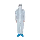 Disposable PP Coverall With Hood Protective Suit