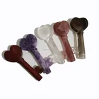 Crystal Customize Wholesale Natural Gemstone Hand Carved Quartz Crystal Key Shape Crystal As Gift