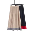 Factory Wholesale Ladies High Quality Long Pleated Skirt