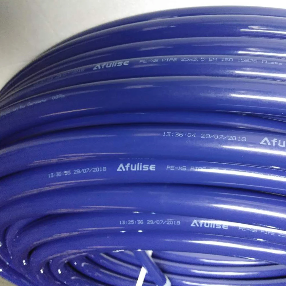 red/blue watermark certificated pex tube