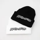 Winter Hats Unisex Cotton Knit Embroidery Winter Custom Beanie Hats