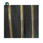 Zipper Zipper Quality #5 Gold Metal Zipper