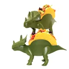 CHRT Plastic Dinosaur Taco Holder Stand Customized Color Plastic Dino Taco Rack Stand Trailer