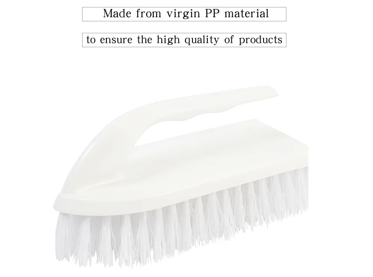 Daily necessities curved handle cleaning plastic cloth wash brush