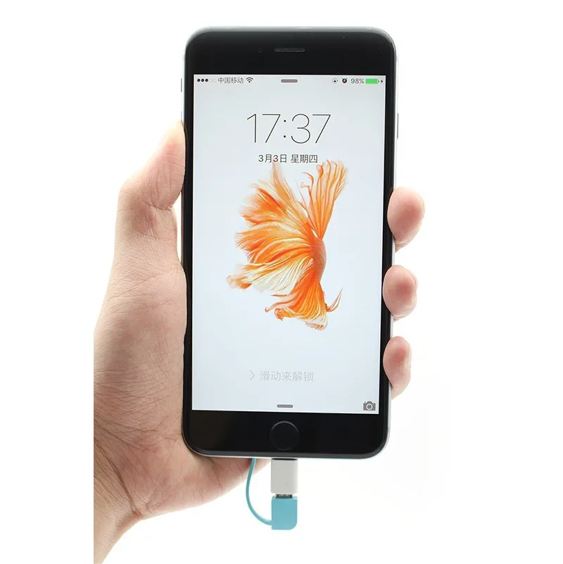 2 Output Built in Cable Slim Wallet Credit Card Power Bank 1800mah 2000mah 2600mah Powerbank - ANKUX.COM