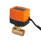 2020 New Electric Valve Actuator Motorized Controller Brass Ball Valve Power On Off 220v Ball Valve