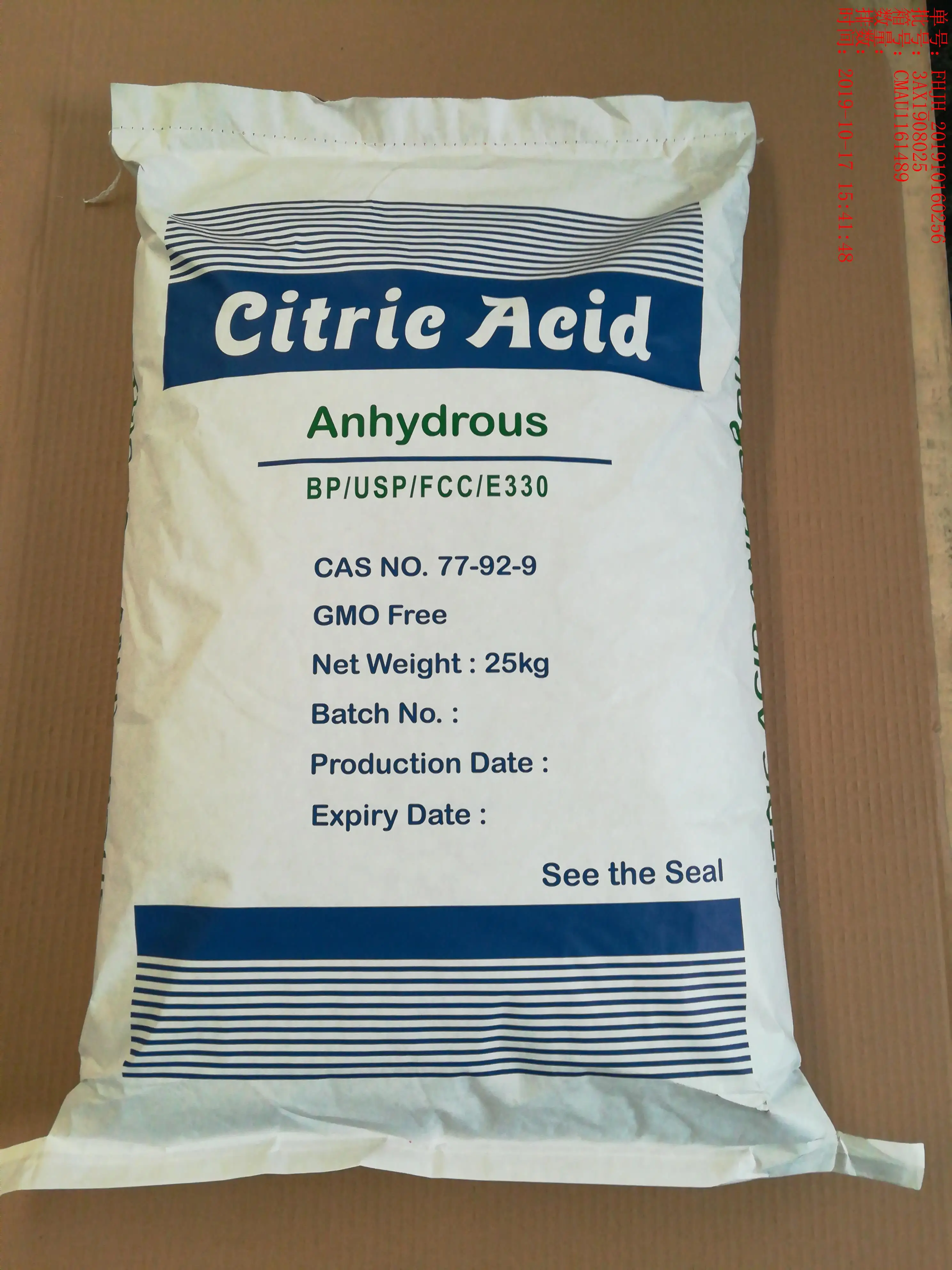 good price citric acid monohydrate/citric acid anhydrous/sodium