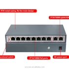 8 Port Ethernet Switch Ethernet Network Switch 8 Port 10 100M Network POE Ethernet Switch For IP Camera