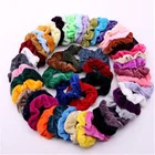 Factory wholesale hair ring simple colors large ring head rope high elasticity tied ponytail hair accessories
