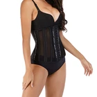 Sweat Corset Shapers Long Torso Waist Trainer Belt Latex Body Slimming Shaper