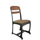 Vintage Indoor Restaurant Metal Dinner Cafe Chair