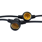 Brass E27 Black Lamp Holder in Plastic and Metallic Parts for Engineering Project Order Accessories