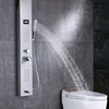MEIYA factory stainless steel Temperature shower panel bathroom thermostatic shower set
