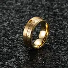 Titanium Ring Ring Titanium Steel Rotatable Number Ring Custom Wholesale New Letter Ring Jewelry