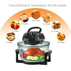 Cb ce rohs mini multi-purpose turbo convection cooker infrared home choice halogen oven with base