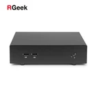 RGeek T44 PC CASE HTPC FANLESS MINI PC INTEL CORE I3 ITX CASE MINI PC WINDOWS10