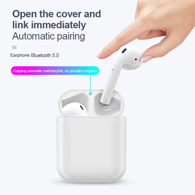 i10 tws 5.0 mini Earphone wireless charging Siri Double Ear hands-free call BT5.0 bluetooth wireless Earbuds i10 - ANKUX.COM