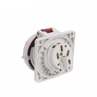 Standard Flush Wall Socket NEW Oblique Type EN/IEC60309 IP67 3P E 32A 4pin Industrial Mount