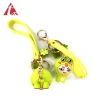 New products wholesale factory custom best quality rubber silicone soft pvc 3d keychain key chain custom logo