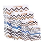 Recyclable customized color printing art graph shape birthday paper gift bag