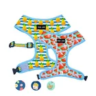 Pet Accessories Fashion Personalized Patterned Designer Custom Print Reversible Sublimation Dog Harness Vest for Pets