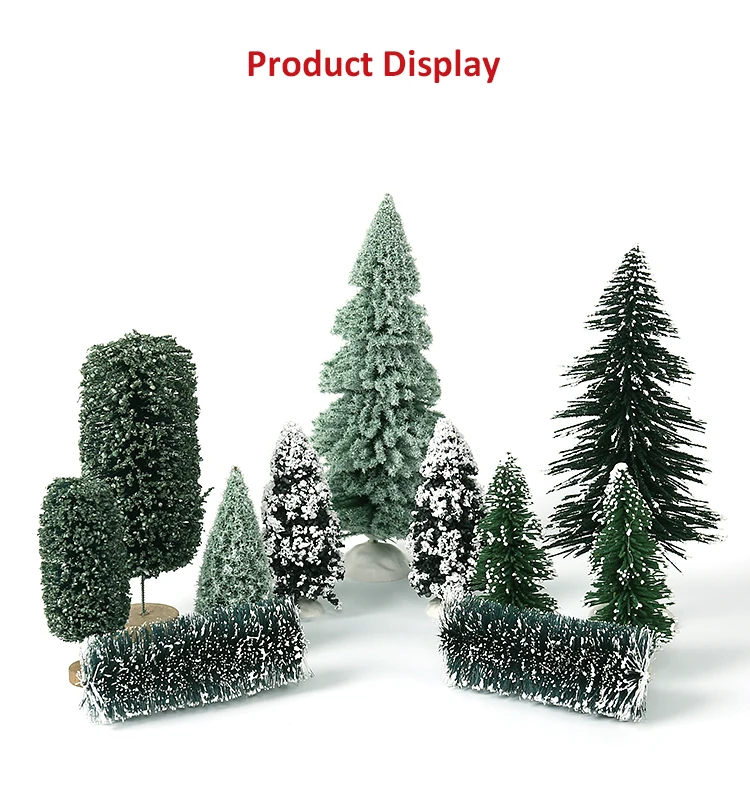 eco-friendly sisal artificial christmas tree decorated ornaments