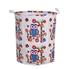 Home Storage Wholesale Folding cotton Laundry Basket Hamper Laundry bag basket