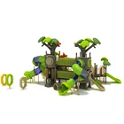 Outdoor Children Plastic Playground Equipment Sets