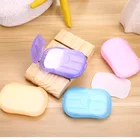 Hot Deal Portable Disposable Soap Paper With Storage Box Foaming Travel Uble Door Washing Cleaning Hand