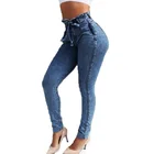 Wholesale Plus Size High Waist Jeans Ladies Jeans women Jeans