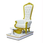 Wholesale Salon Luxury Modern Lexor Portable Pipeless Whirlpool Foot Spa Massage Throne Pedicure Chair For Sale