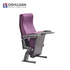Standard size auditorium tables and seating lecture hall chair theater