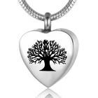 Pendant Pendants Factory Outlet Heart-Shaped Keepsake Cremation Pendant Dog/Cat Paw Prints Ashes Urn Memorial Pendants