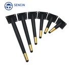 Wholesale chair legs metal tapered conical dining furniture table legs sofa cabinet legs feet