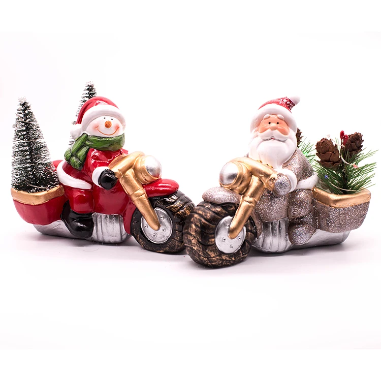 New Design Best Selling Christmas Ceramic Ornaments for Santa Claus
