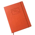 a4a5 quality pu leather custom hardcover daily journal