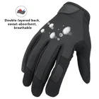 Ozero Mens Outdoor Bike Horse Riding Gloves Black Reithandschuhe Touch Screen .