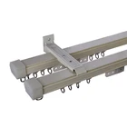 Metal Heavy Duty Corded Curtain Track 218cm-381cm