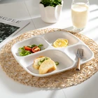 Food Hospital Tray Lunch Tray Fast Food Restaurant Melamine Divider Hospital Lunch Tray