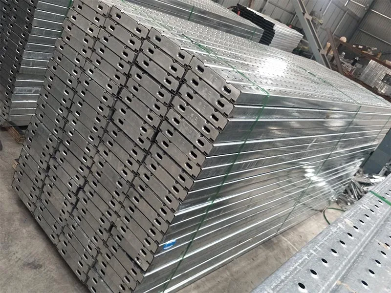 Anti-slip scaffolding steelplank for concrete slab formwork