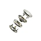 metal cap press prong pearl snap button for kids