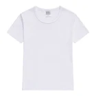 T-shirt Sublimation Wholesale 200 Gsm High Quality White Model Polyester T-shirt For Sublimation