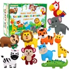 Toys Kids Educational Toys Jungle Animals Kids Felt Sewing Kit Craft For Beginners