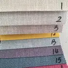 653 Most popular cheap upholstery new plain ploy linen fabric sofa fabric