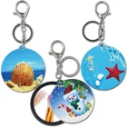 acrylic key chain custom mirror keychain mirror gift keychain souvenir keychain for gift