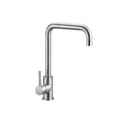 The Faucet Modern Nickel Deck Mount Single Handlebrass Home Kitchen Sink