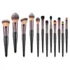 Synthetic Hair Vagan Brushes Makeup Private Label 12 Piece Wooden Makeup Brush Set Face Beauty Cosmetic Tools