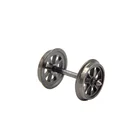 Train Wheels Model Train Wheels OEM Ho Scale Gun Black Small Toy Train Wheels Set Model Train Wheels
