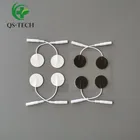 Round 25mm Replacement physiotherapy self adhesive electrode pads for tens/EMS massage