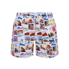 Most popular high quality quick dry printed mens swim trunks beach wear shorts
